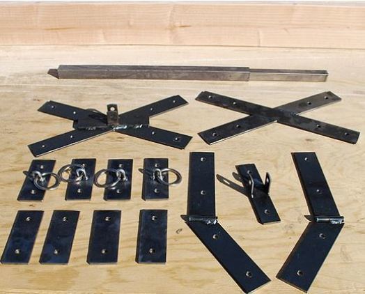 Saint Andrew's Cross Hardware Kit