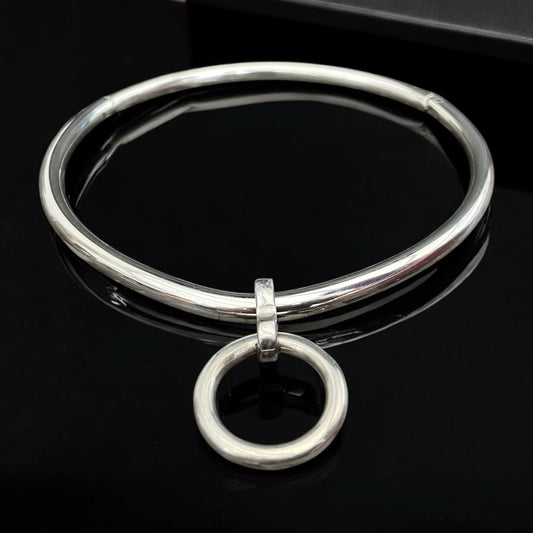 Silver Stainless Steel collar