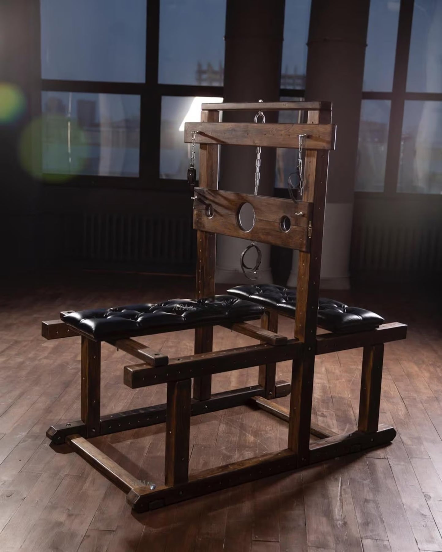 BDSM Bench, Durable Bondage Bench with Shackles