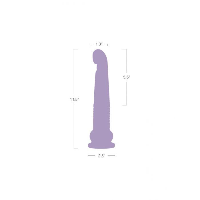 The Velvet Thruster Teddy G Thrusting Silicone Dildo