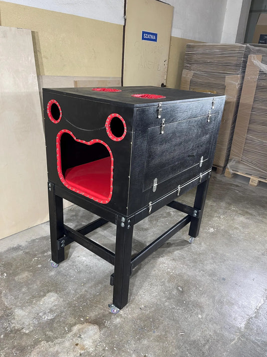 Discreet BDSM Box for Sensual Play - Conceal Yourself with Exposed Booty