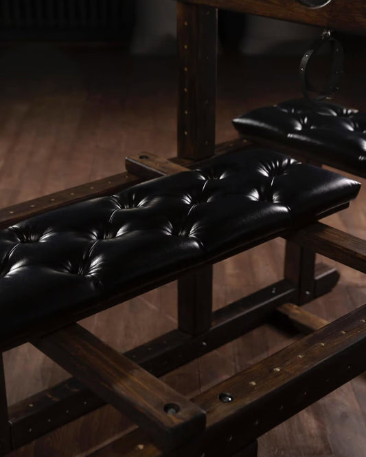 BDSM Bench, Durable Bondage Bench with Shackles