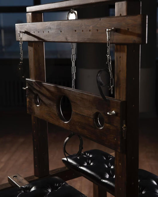 BDSM Bench, Durable Bondage Bench with Shackles