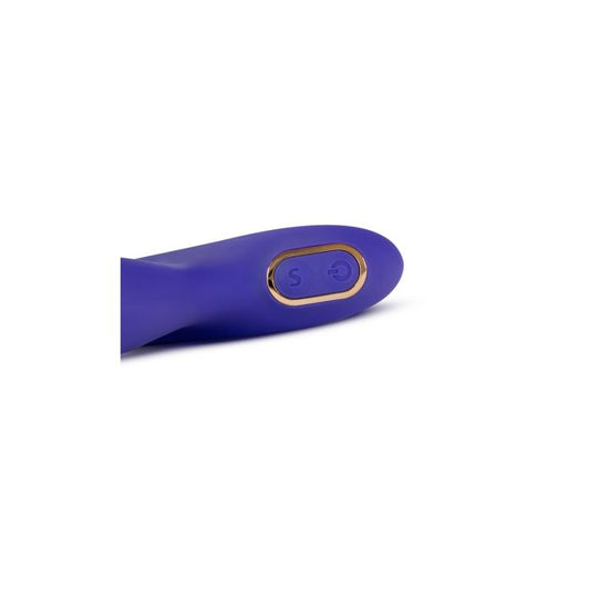 Blush Lush Iris Silicone Warming Suction and Thrusting Dual Vibrator
